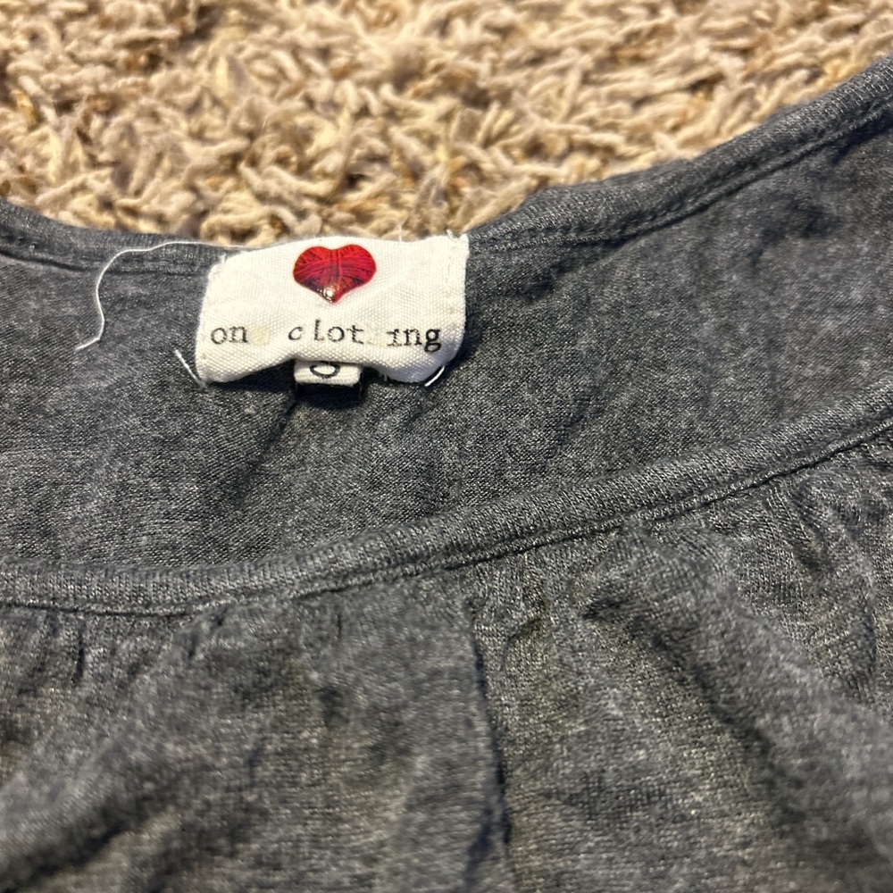 One Clothing Gray Heathered Skirt